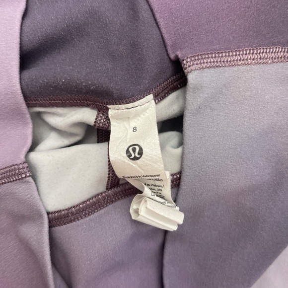 Lululemon Align High Rise 28” Purple and Gray Full Length Legging Pant Size 8 - Picture 7 of 10